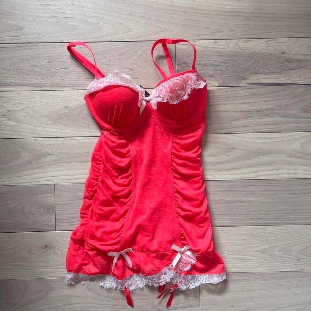 y2k victoria secret bustier womens sz 34B Lace dainty modeloffduty lingerie